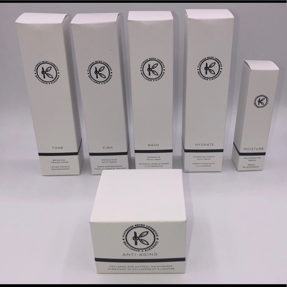 Organic skin care set.